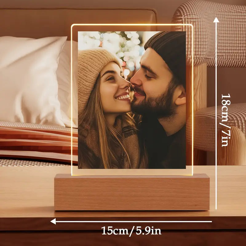 Custom Couple Photo LED