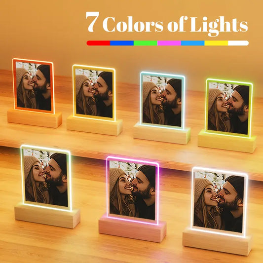 Custom Couple Photo LED