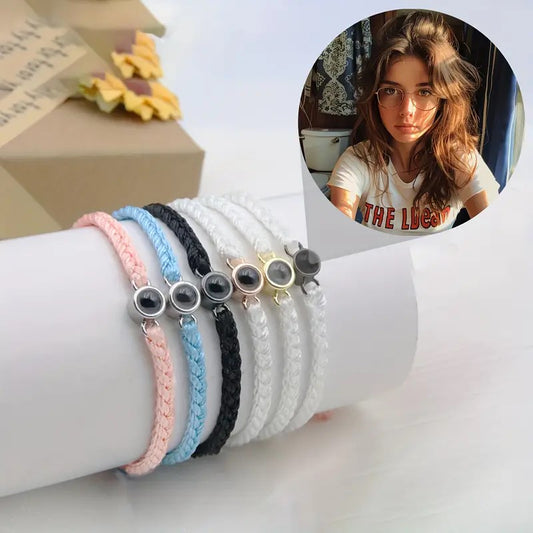 Bracelet with photo inside