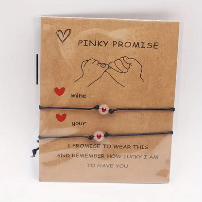 Pinky promise bracelets